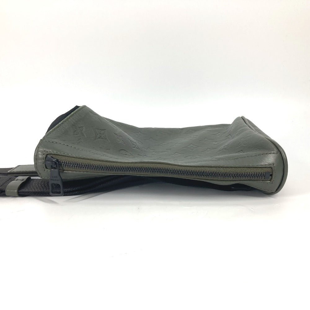 LOUIS VUITTON Shoulder Bag M44634 Monogram shadow leather khaki Monogram shadow Chalk sling bag mens Used | AlmaBagz - Image 2