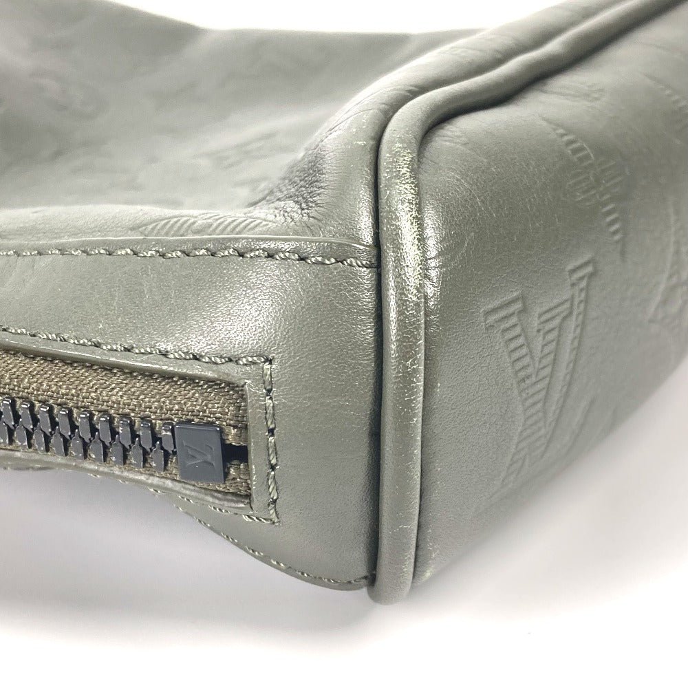 LOUIS VUITTON Shoulder Bag M44634 Monogram shadow leather khaki Monogram shadow Chalk sling bag mens Used | AlmaBagz - Image 5