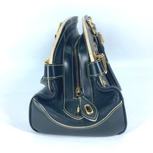LOUIS VUITTON Handbag M95623 Suhari leather black Suhari studs Radiu | AlmaBagz