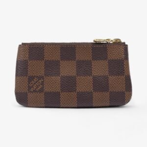 Louis Vuitton Key Pouch Damier Ebene Coated Canvas | AlmaBagz