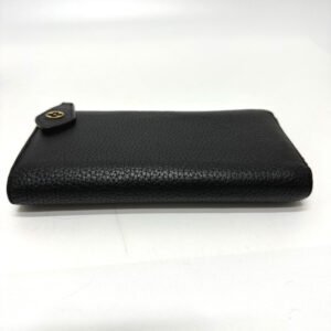 LOUIS VUITTON Long Wallet Purse M63102 Taurillon Clemence Leather black Portefeuille comet Women Used | AlmaBagz