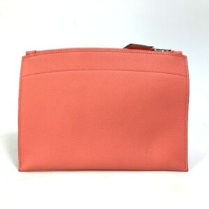 HERMES Pouch Togo pink Bazaar Mini PM Women Used | AlmaBagz