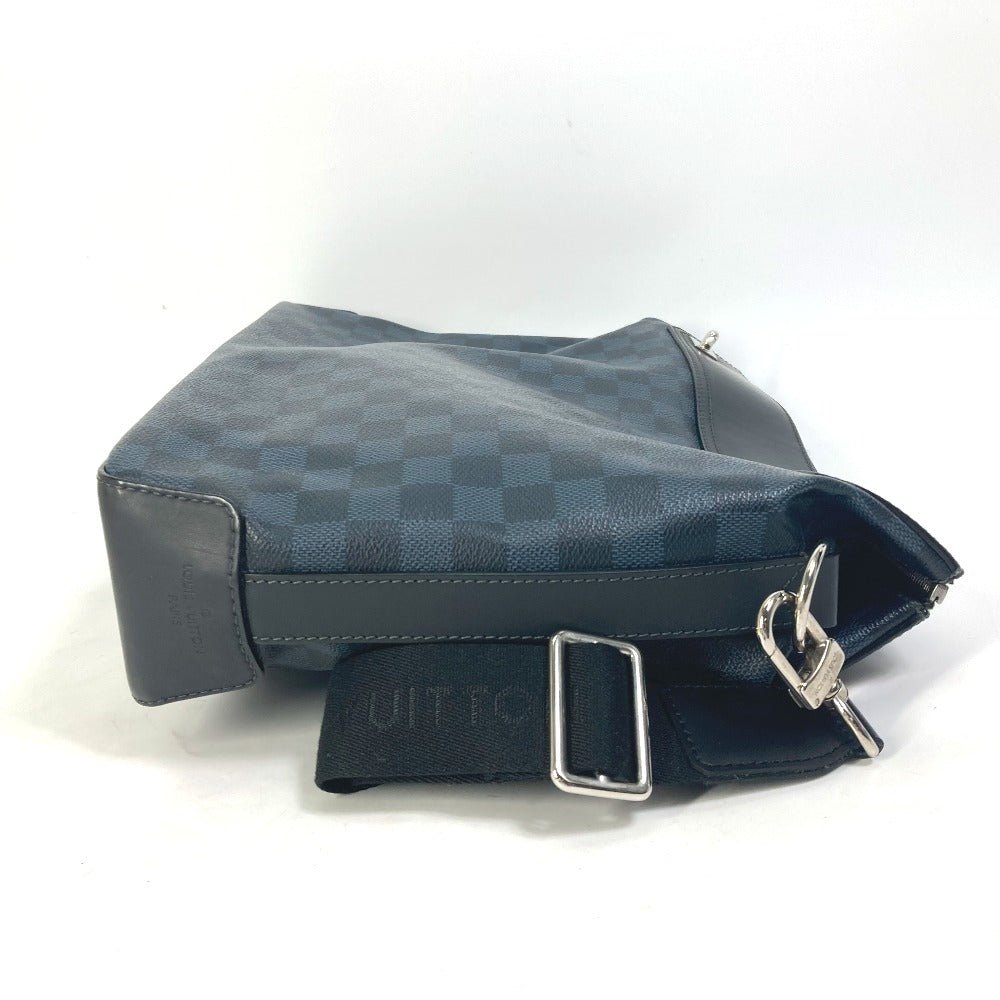 LOUIS VUITTON Shoulder Bag N41348 Damier Cobalt Canvas Navy Damier Cobalt Messenger Greenwich mens Used | AlmaBagz - Image 4