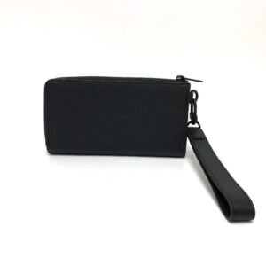 LOUIS VUITTON Long Wallet Purse M69831 Grain Calfskin Leather black Aerogram Zippy wallet mens Used | AlmaBagz