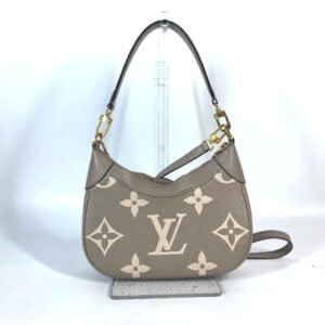 LOUIS VUITTON Shoulder Bag M46112 Monogram Ann Platt Leather beige Monogram Ann Platt Bagatelle NM | AlmaBagz