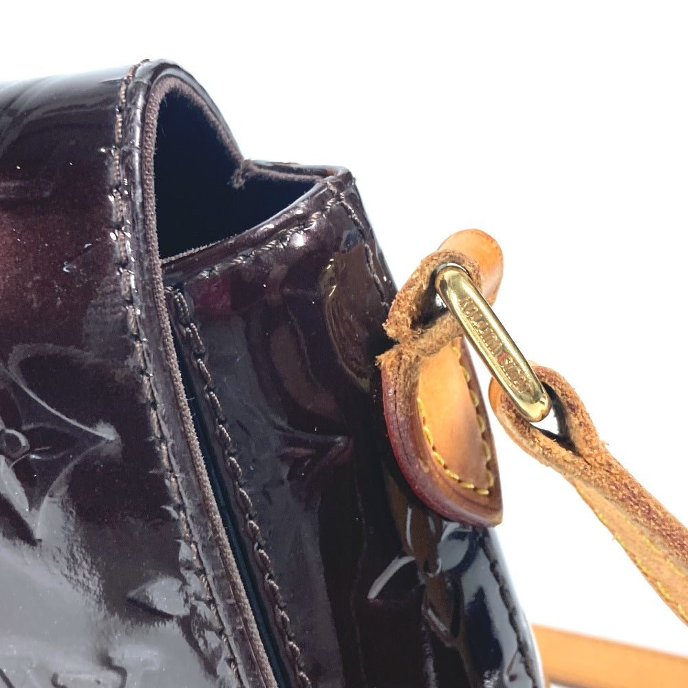 LOUIS VUITTON Shoulder Bag M91704 Monogram Vernis purple Monogram Vernis Bell flower PM Women Used | AlmaBagz - Image 11