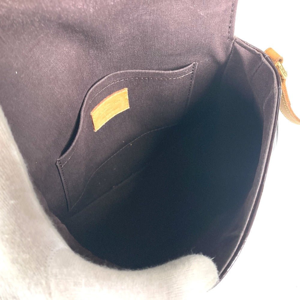 LOUIS VUITTON Shoulder Bag M91704 Monogram Vernis purple Monogram Vernis Bell flower PM Women Used | AlmaBagz - Image 14