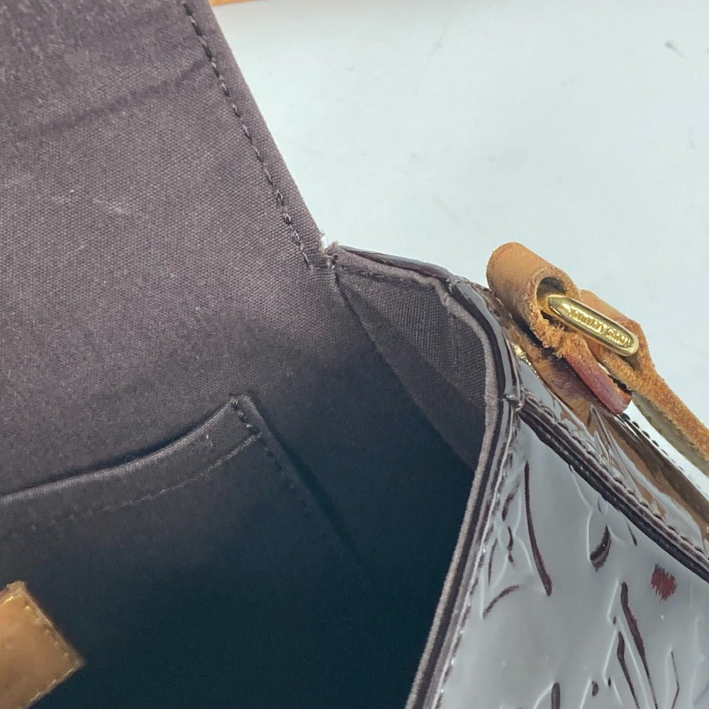 LOUIS VUITTON Shoulder Bag M91704 Monogram Vernis purple Monogram Vernis Bell flower PM Women Used | AlmaBagz - Image 16