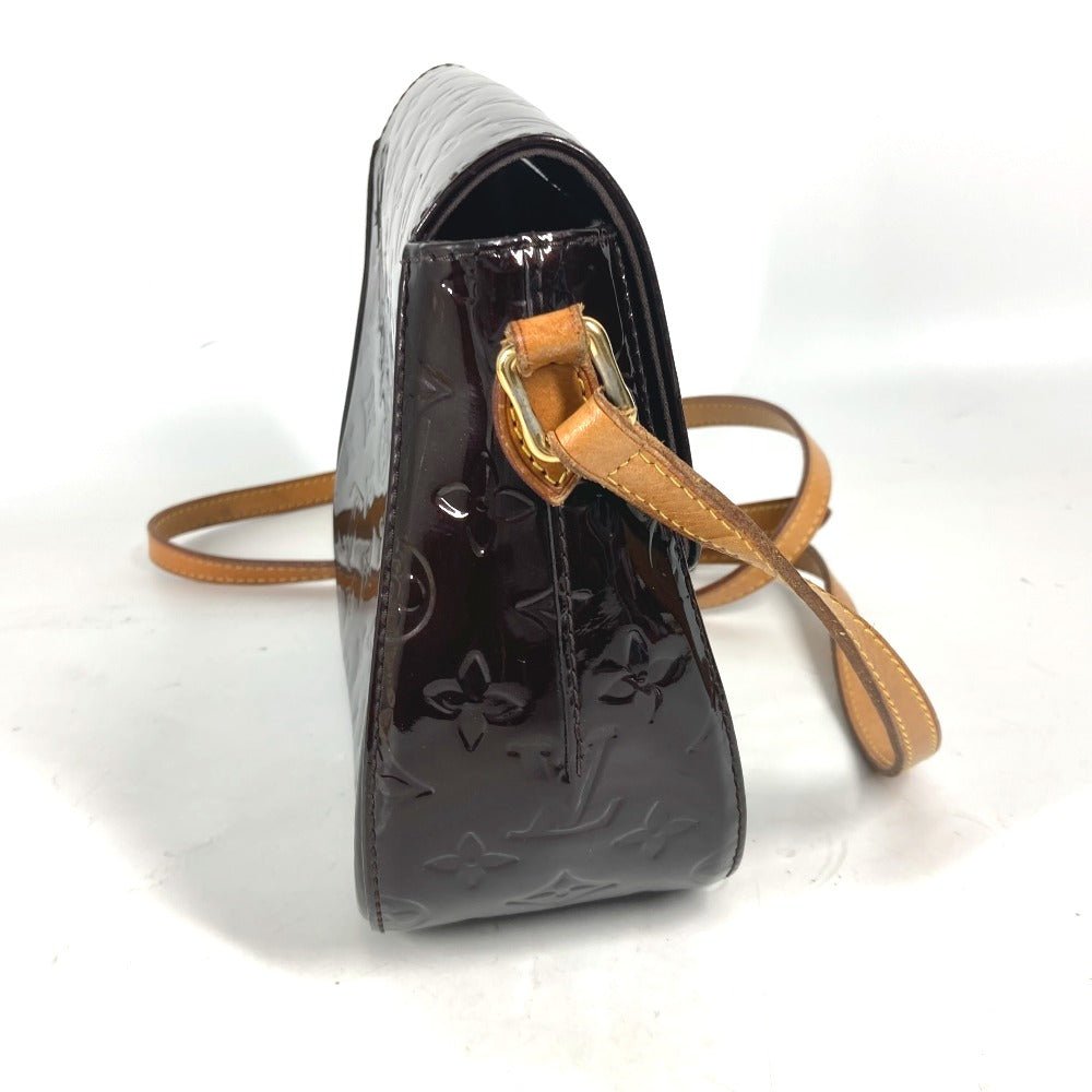 LOUIS VUITTON Shoulder Bag M91704 Monogram Vernis purple Monogram Vernis Bell flower PM Women Used | AlmaBagz - Image 2