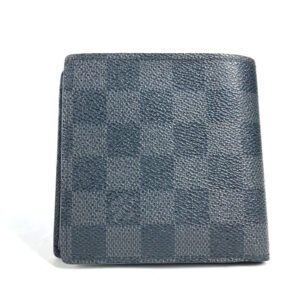 LOUIS VUITTON Folded wallet N62664 Damier Grafitto Canvas black Damier Grafitte Portefeuille Marco unisex(Unisex) Used | AlmaBagz