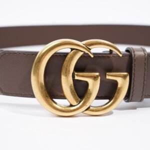 Gucci Marmont Belt Supreme / Brown Canvas 85cm 34" | AlmaBagz