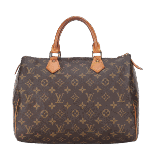 LOUIS VUITTON SPEEDY 30 (M41526) MONOGRAM CANVAS GOLD HARDWARE, NO DUST COVER | AlmaBagz