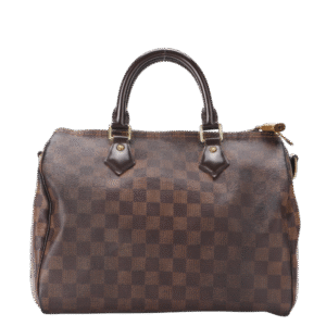 LOUIS VUITTON BANDOULIER 30 (N41367) DAMIER EBENE CANVAS GOLD HARDWARE WITH STRAP NO DUST COVER | AlmaBagz