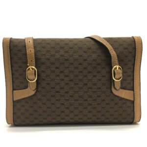 GUCCI Shoulder Bag 067 GG canvas / leather Brown Micro GG Old Gucci Women Used | AlmaBagz