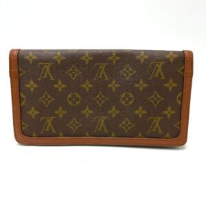 LOUIS VUITTON Clutch bag M51812 Monogram canvas Brown Monogram Pochette Dam PM Women Used | AlmaBagz