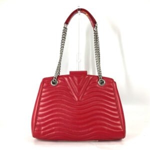 LOUIS VUITTON Shoulder Bag M51497 leather Red New Wave Chain tote | AlmaBagz