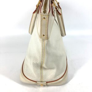 LOUIS VUITTON Handbag M91874 Suhari leather white Suhari LockitMM | AlmaBagz