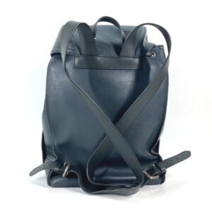 LOUIS VUITTON Backpack M54960 Utah leather Navy Utah Canyon Backpack mens Used | AlmaBagz