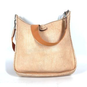 HERMES Shoulder Bag Leather, Buffle Skipper Orange Evelyn 1 PM Dalmatian | AlmaBagz
