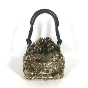 LOUIS VUITTON Handbag M40322 Sequins, Leather gold 2010 Cruise Collection Mininoe Rococo All | AlmaBagz
