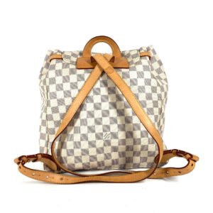 LOUIS VUITTON Backpack N41578 Damier Azur Canvas white Damier Azur Speron | AlmaBagz