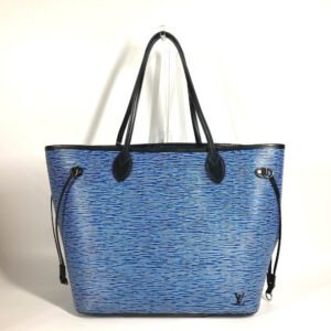 LOUIS VUITTON Shoulder Bag M51053 Epi Leather blue Epi Denim Neverfull MM | AlmaBagz