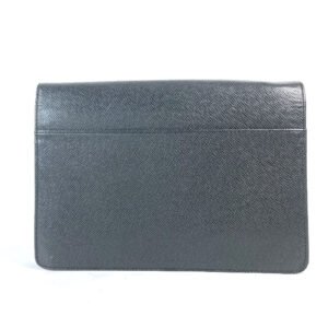 LOUIS VUITTON business bag  M30782 Taiga Leather black Taiga Selenga | AlmaBagz