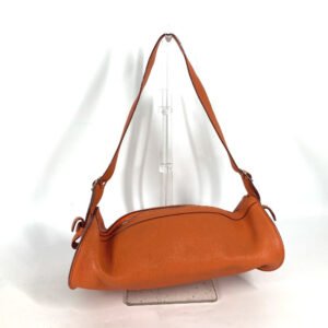 HERMES Shoulder Bag Togo Orange DOREMI Doremi | AlmaBagz