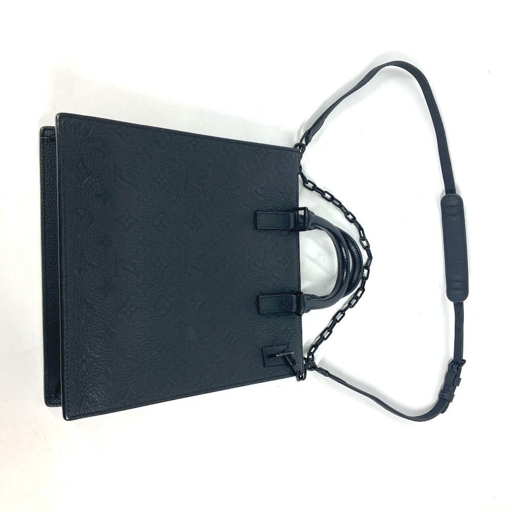 LOUIS VUITTON Shoulder Bag M55924 Taurillon Clemence Leather black Monogram Taurillon Clemence Sac Plat | AlmaBagz - Image 11