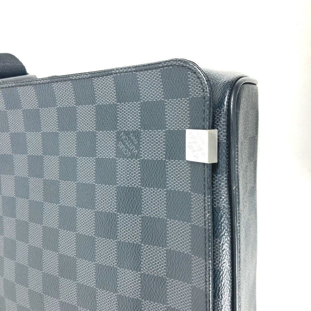 LOUIS VUITTON Shoulder Bag N41028 Damier Grafitto Canvas black Damier Grafitte District PM NM | AlmaBagz - Image 8