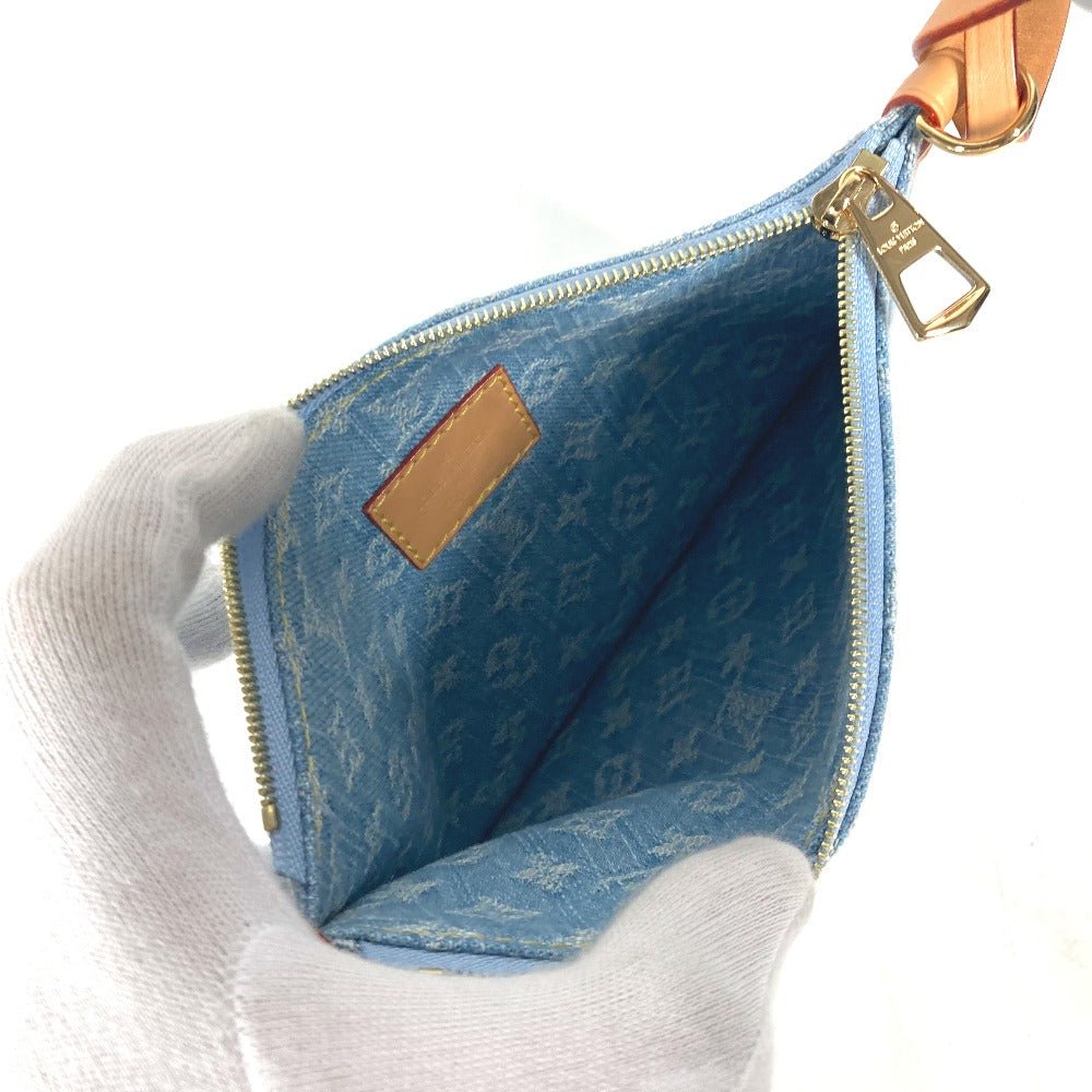 LOUIS VUITTON Shoulder Bag M11462 Monogram denim blue LV By the Pool Monogram Denim Carryall NM PM | AlmaBagz - Image 15