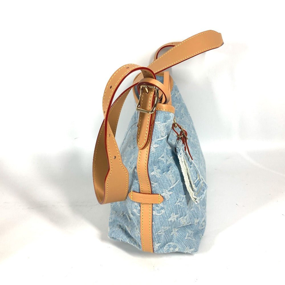 LOUIS VUITTON Shoulder Bag M11462 Monogram denim blue LV By the Pool Monogram Denim Carryall NM PM | AlmaBagz - Image 2