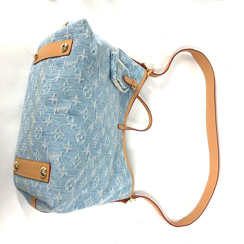 LOUIS VUITTON Shoulder Bag M11462 Monogram denim blue LV By the Pool Monogram Denim Carryall NM PM | AlmaBagz - Image 5
