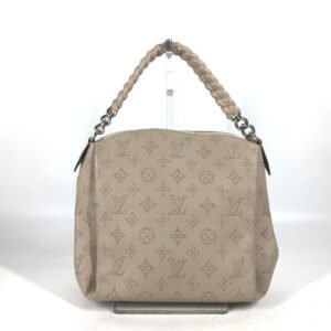 LOUIS VUITTON Shoulder Bag M51224 monogram mahina leather beige Monogram Mahina Babylone Chain BB | AlmaBagz