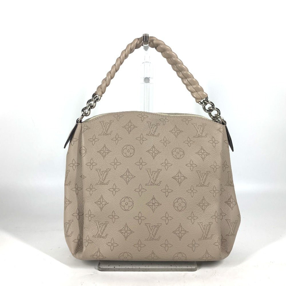 LOUIS VUITTON Shoulder Bag M51224 monogram mahina leather beige Monogram Mahina Babylone Chain BB | AlmaBagz