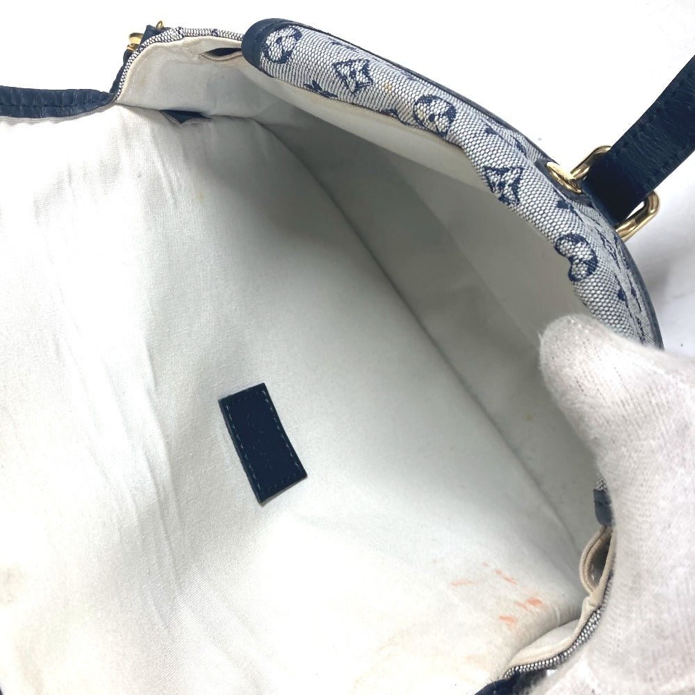 LOUIS VUITTON Shoulder Bag M92690 Monogram mini canvas Navy Monogram mini Marjoly | AlmaBagz - Image 9