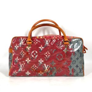 LOUIS VUITTON Boston Duffel bag M95734 Plastics Orange Monogram pulp Weekender PM | AlmaBagz