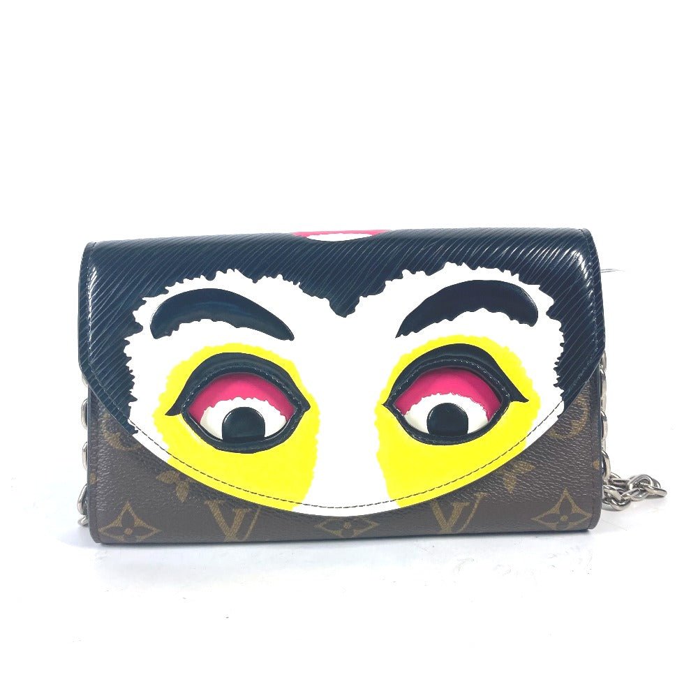 LOUIS VUITTON Shoulder Bag M43532 Monogram canvas, leather Brown Epi Monogram Kansai Yamamoto pochette kabuki mask | AlmaBagz - Image 14