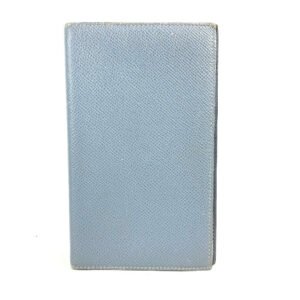 HERMES Notebook cover leather blue Agenda Vision Women Used | AlmaBagz