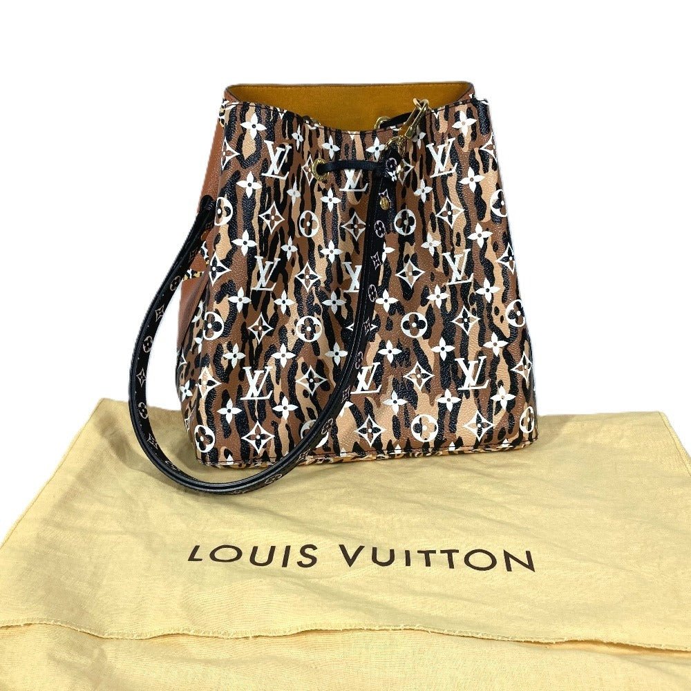 LOUIS VUITTON Shoulder Bag M44679 Monogram canvas Brown Monogram jungle Neonoe | AlmaBagz - Image 11