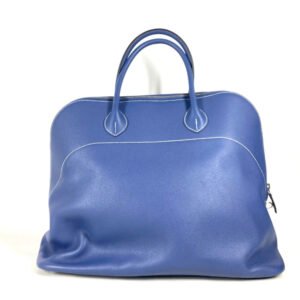 HERMES Handbag Calf leather blue Shoulder Bag Shoulder Bag Bolide Relax 45 unisex(Unisex) Used | AlmaBagz