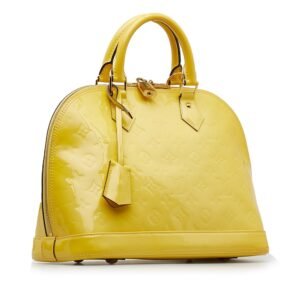 LOUIS VUITTON Monogram Vernis Alma PM HandBag | AlmaBagz