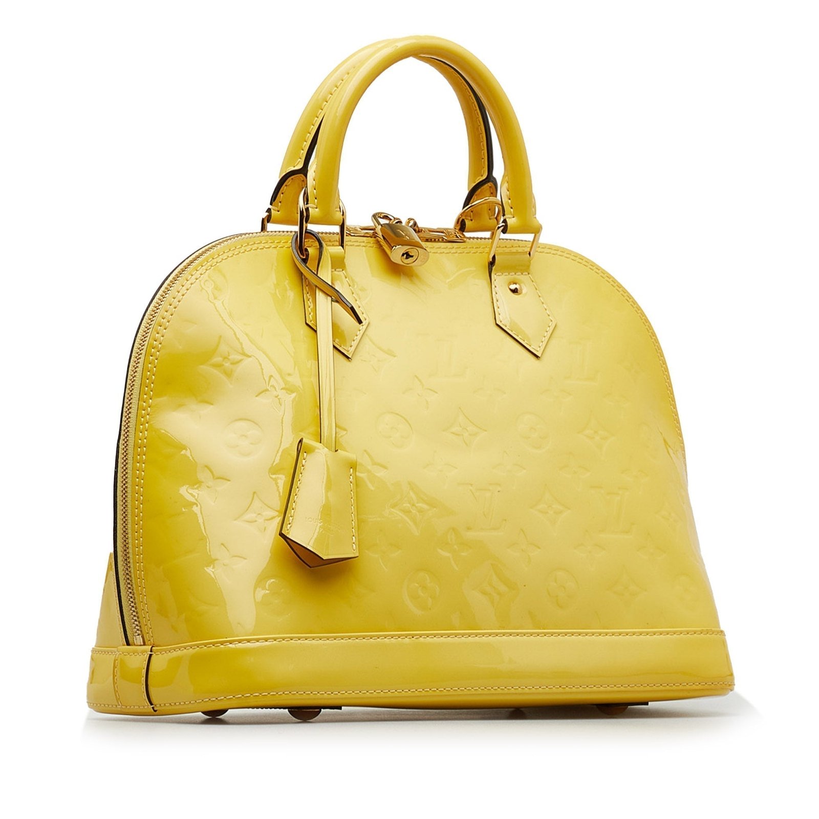 LOUIS VUITTON Monogram Vernis Alma PM HandBag | AlmaBagz