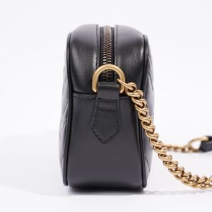 Gucci Gucci GG Marmont Black Leather Mini | AlmaBagz