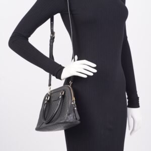 Gucci Dome Bag Black Leather Small | AlmaBagz