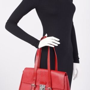 Louis Vuitton Segur Bag Red Epi Leather MM | AlmaBagz