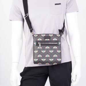 Gucci Bestiary Messenger Bag Black / Red / Blue Canvas OS | AlmaBagz