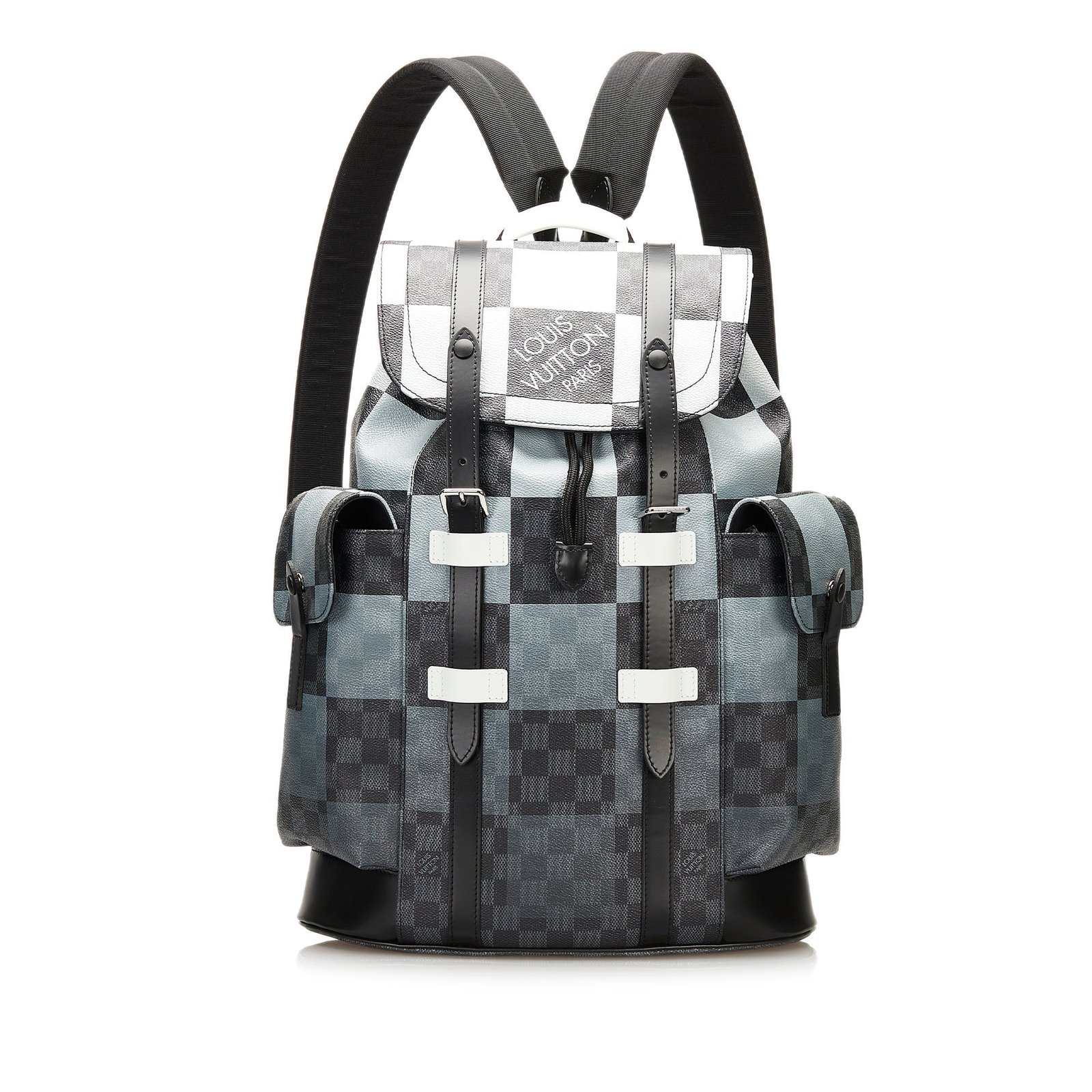 Louis Vuitton Christopher Backpack Giant Damier Graphite Canvas | AlmaBagz