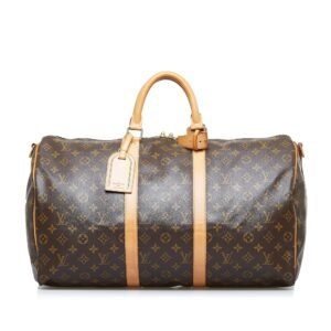 Louis Vuitton Keepall 50 Bandoulière Monogram Canvas | AlmaBagz