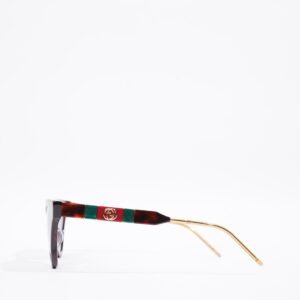 Gucci GG0597S Sunglasses Tortoise Shell Acetate 145 | AlmaBagz
